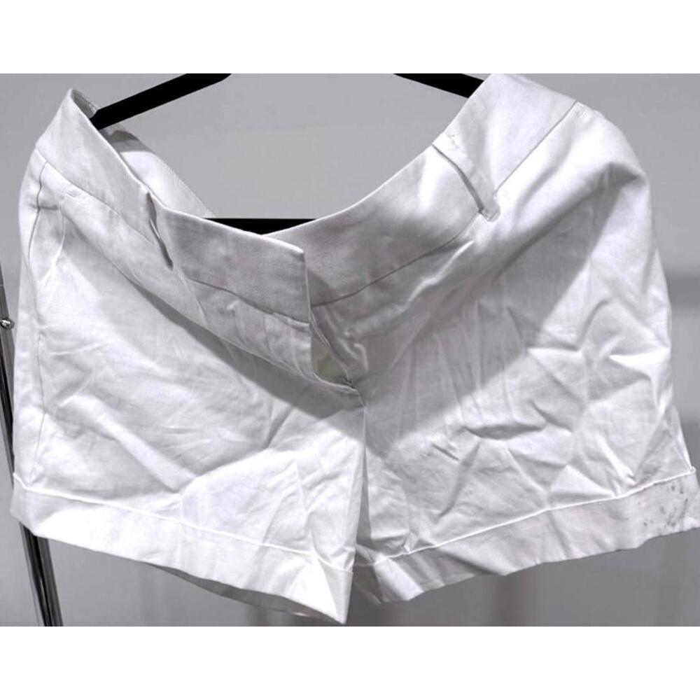 Stylish White Linen Shorts from Ann Taylor Size 12